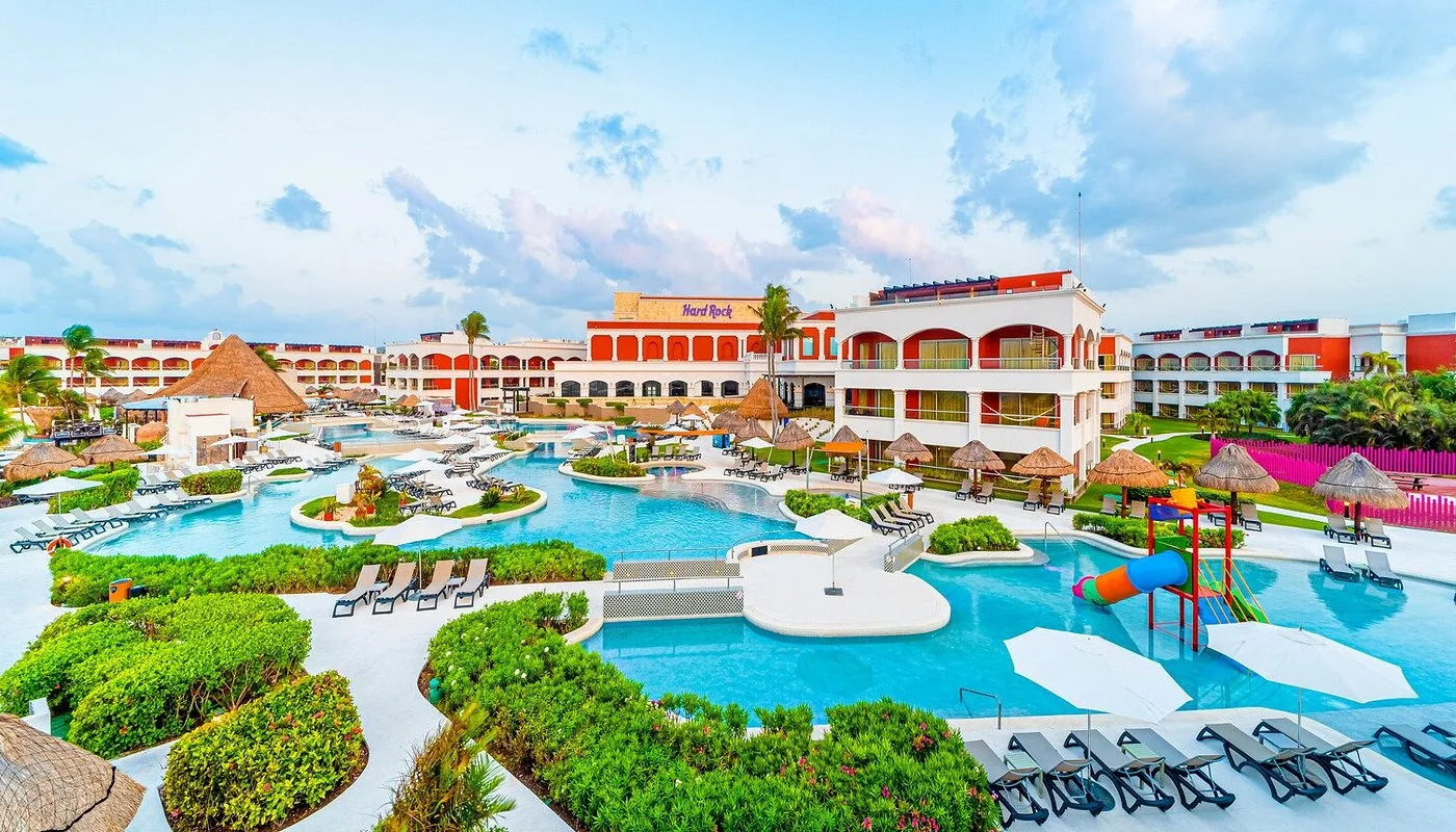 Hard Rock Hotel Riviera Maya — pools and grounds
